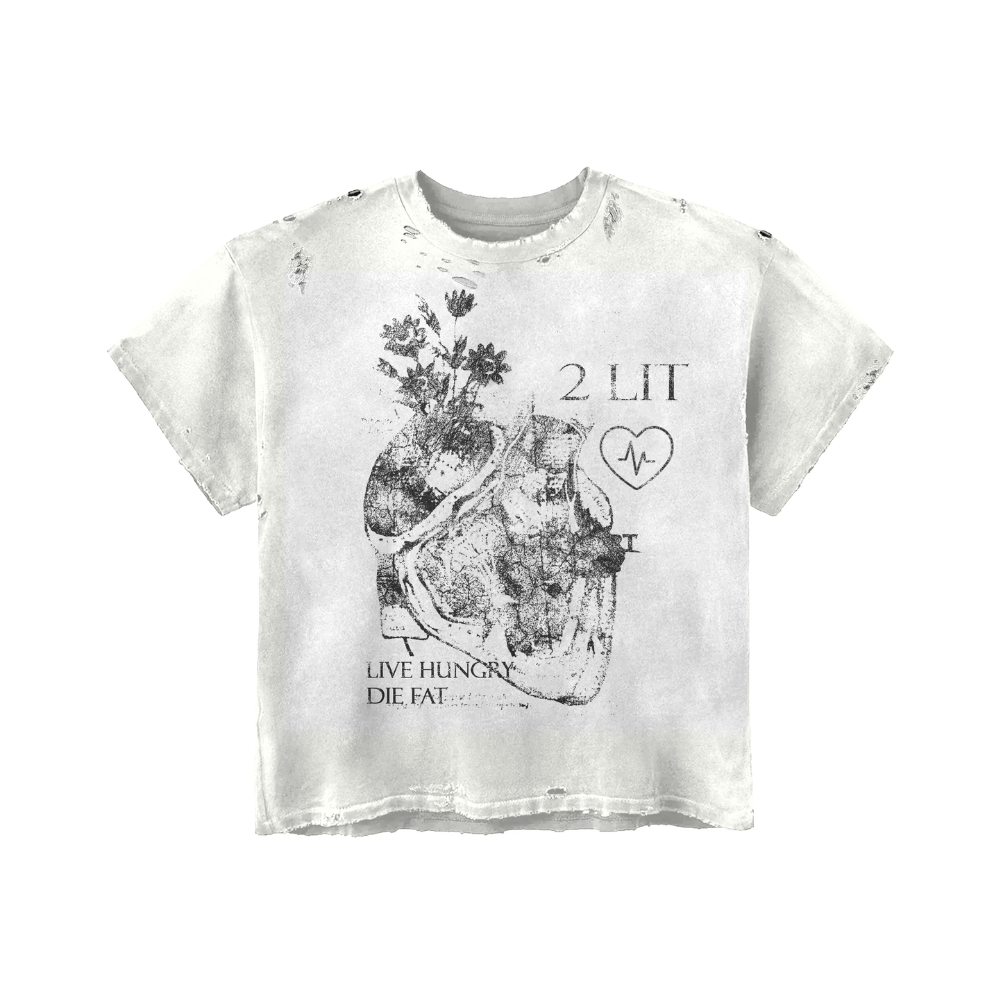 2Lit Heart Tee